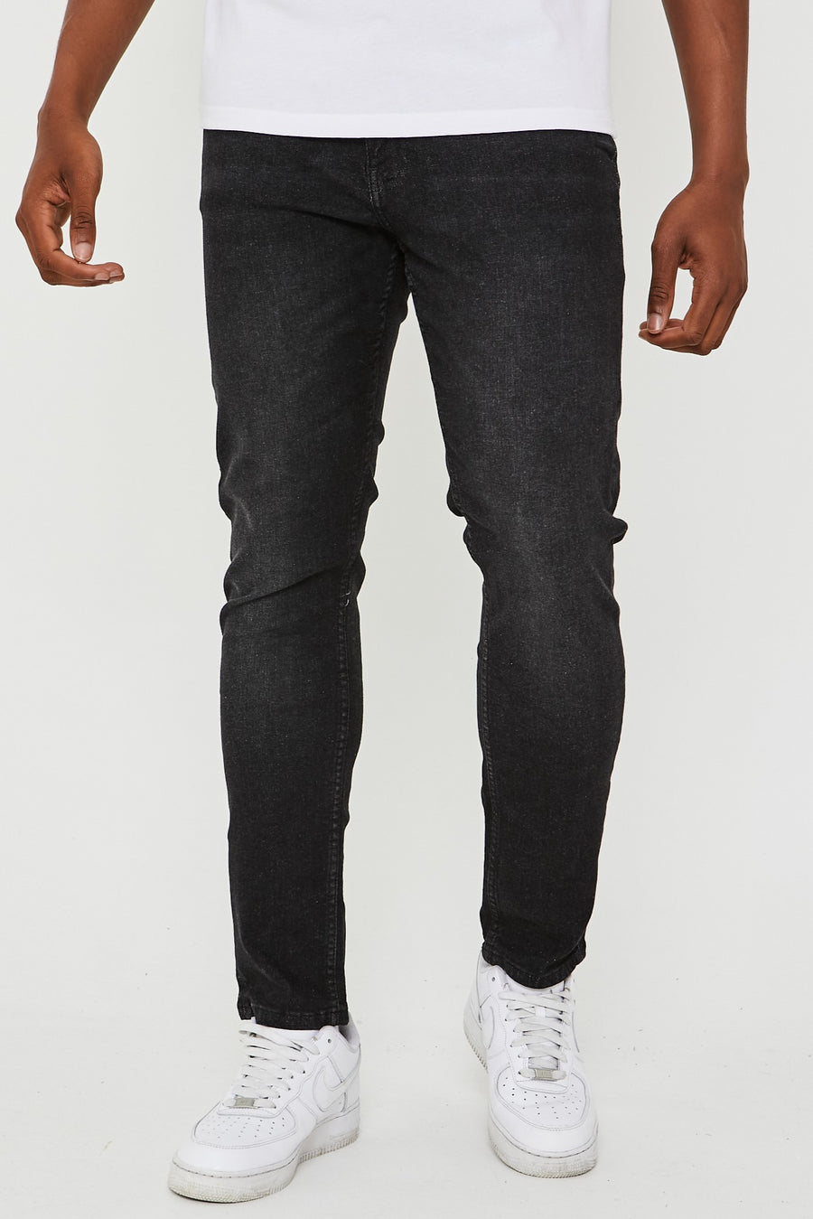 Just Organic Slim Jeans - Washed Black