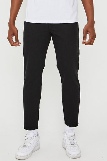 Just Organic Tapered Jeans - Black