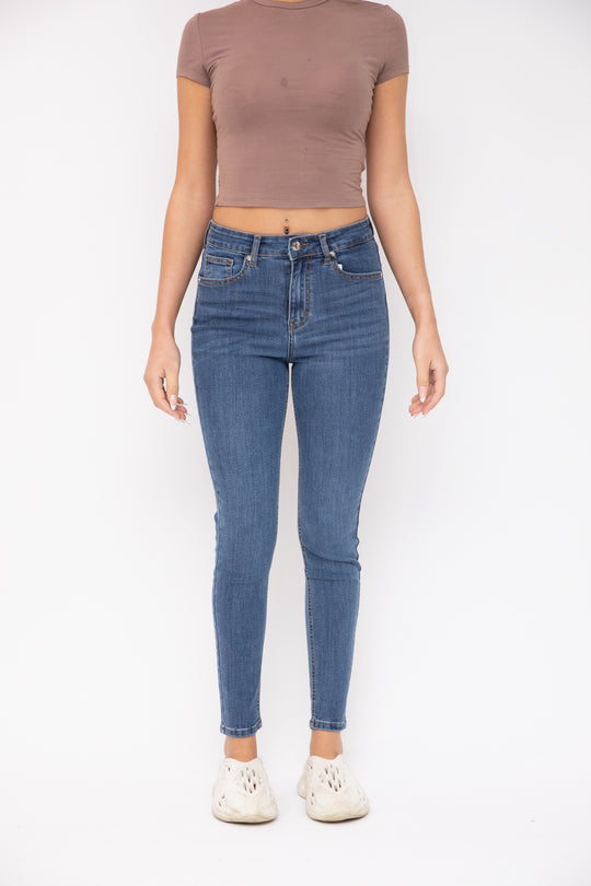 Just Organic Ava Jeans - Mid Blue