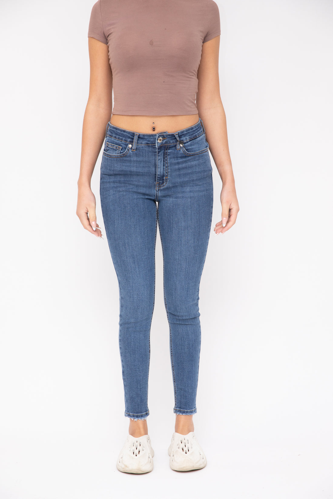 Just Organic Isla Jeans - Mid Blue