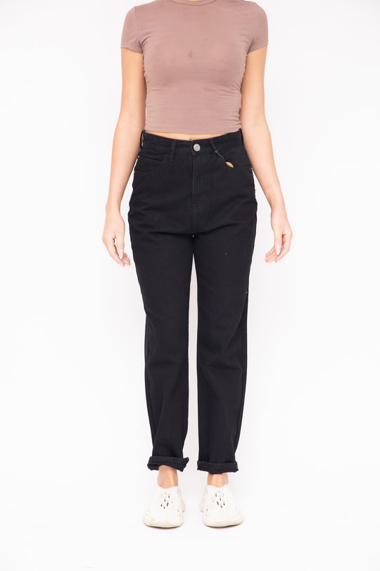 Just Organic Poppy Jeans - Black