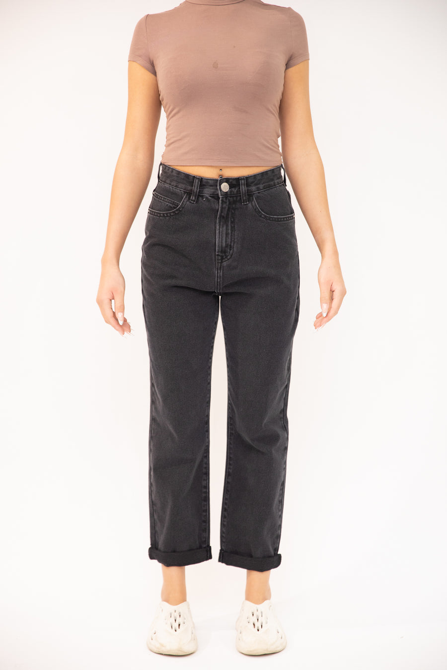 Just Organic Mia Jeans - Washed Black