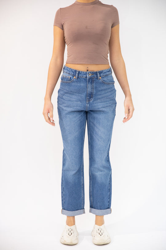 Just Organic Mia Jeans - Mid Blue