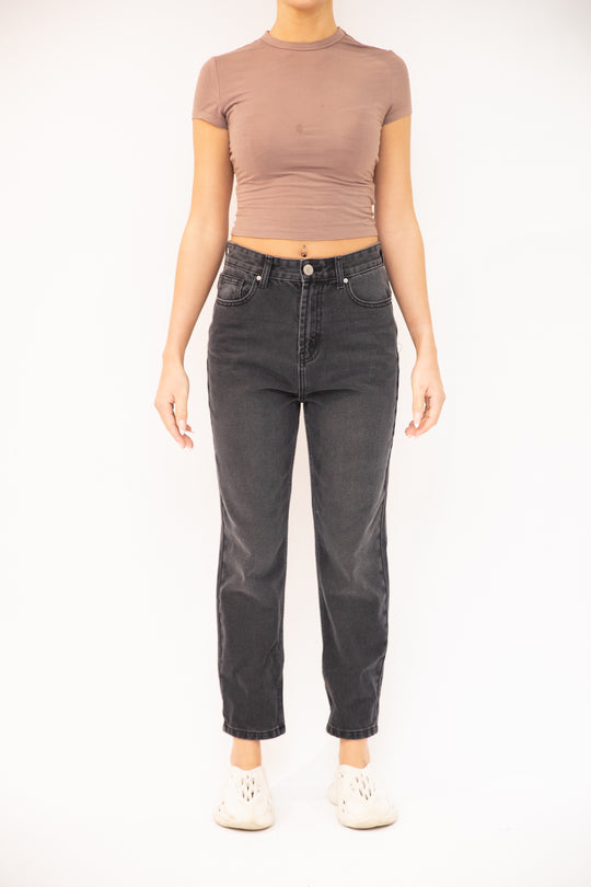 Just Organic Ella Jeans - Washed Black