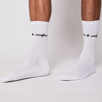 B Couture 3 Pack of Socks - White