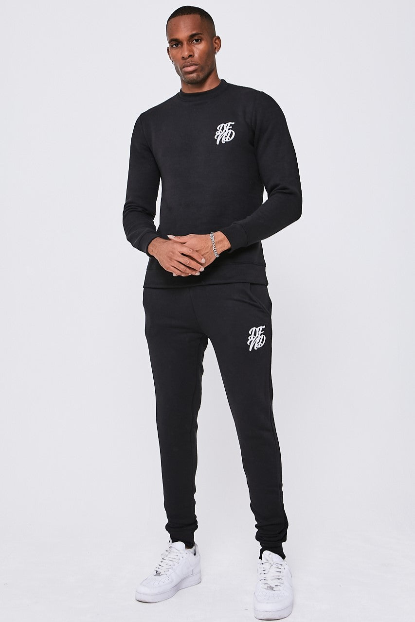 DFND Core Crew Tracksuit - Black