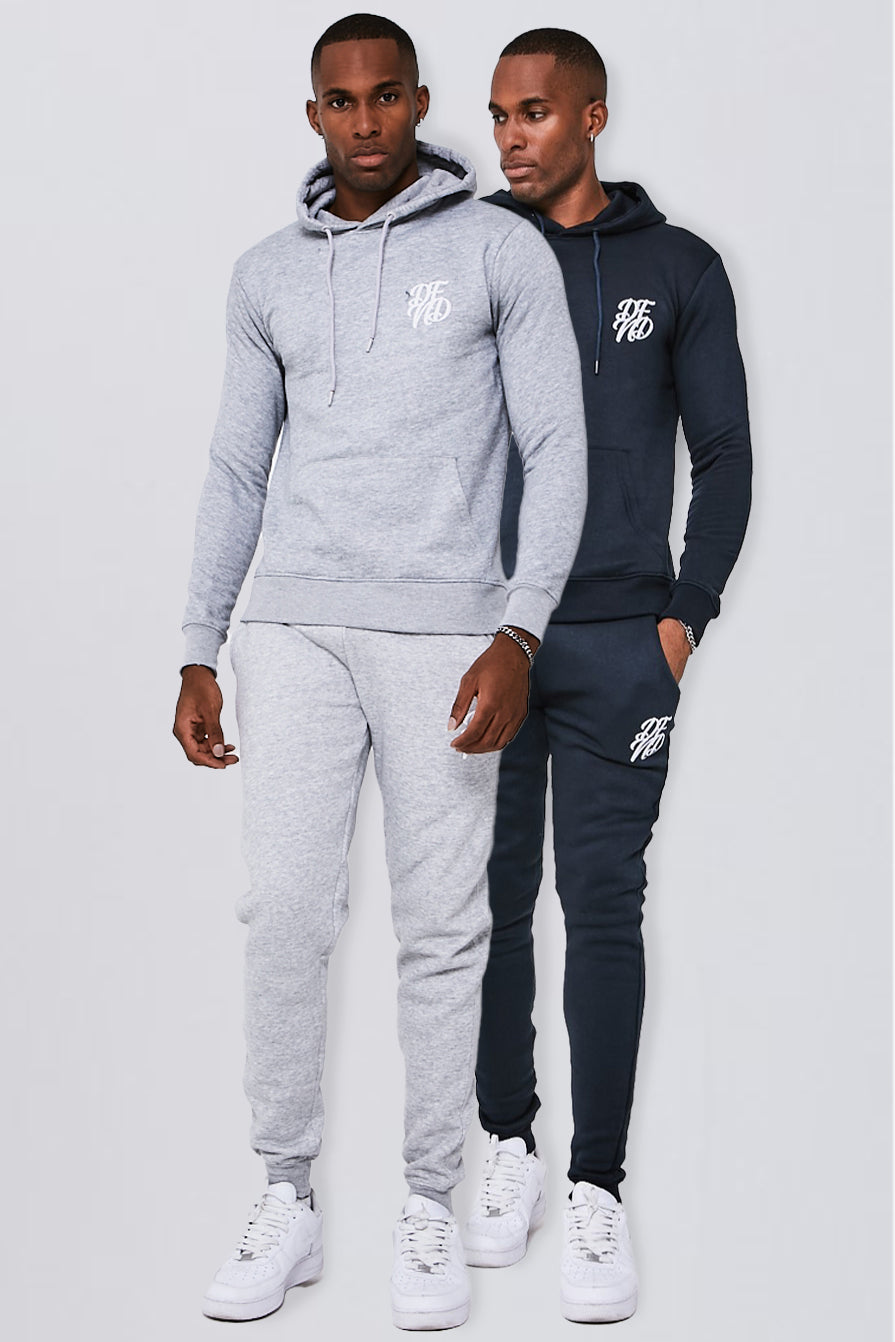 DFND Two Pack Joggers - Grey & Navy
