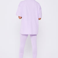 Colindale Co-ord Tee and Legging - Lilac