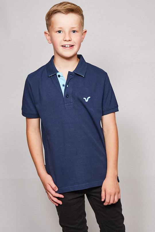 Junior Redford Polo Tee - Navy