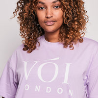 Burnt Oak Co-ord Tee and Short - Lilac