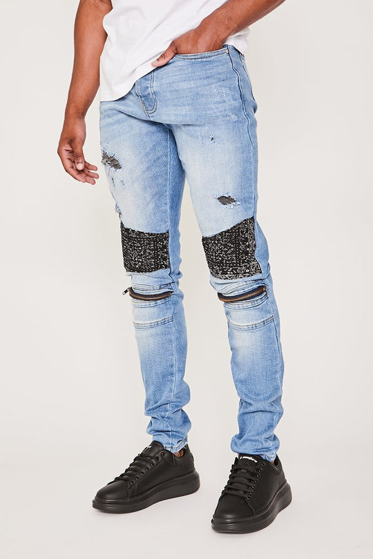 Custom House Jeans- Light Blue