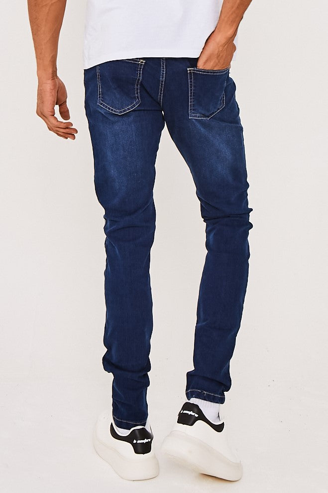 2 Pack Skinny Jeans - Black & Blue