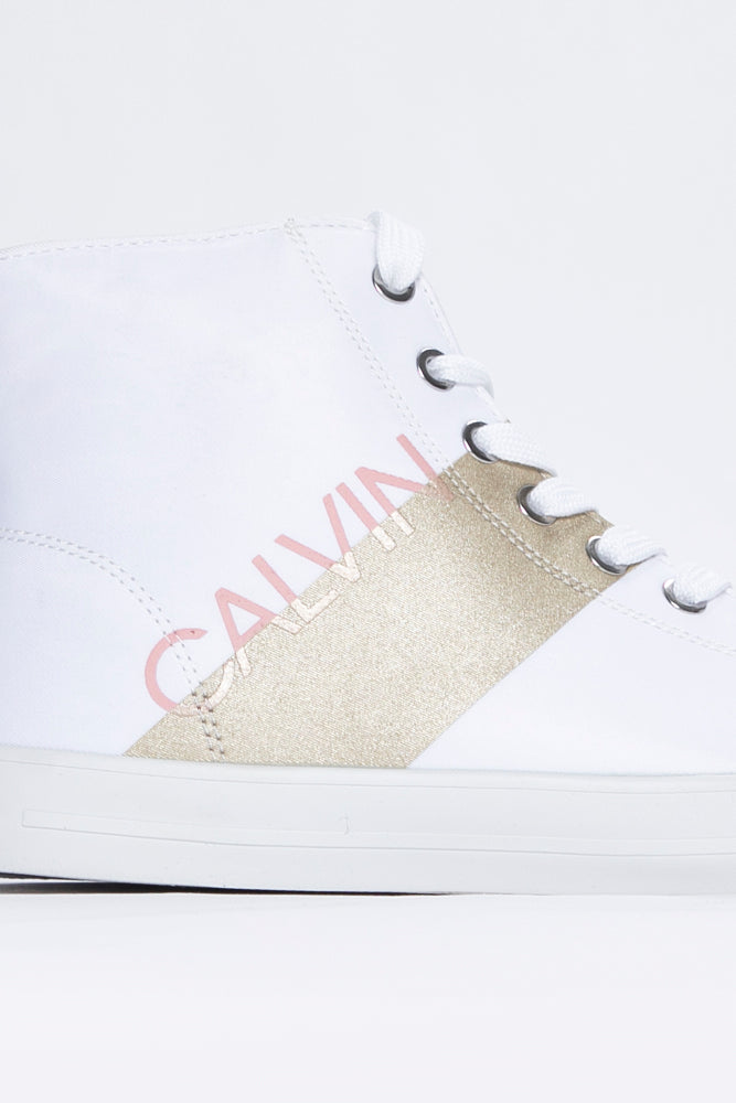 Calvin Klein Dalma High Top Trainers - White