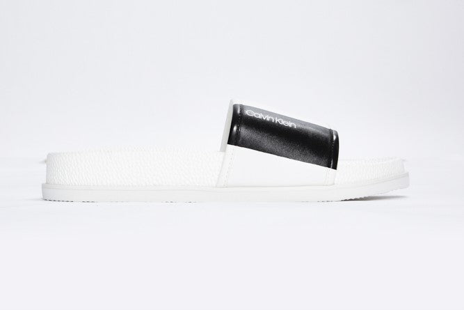 Calvin Klein Mackee Sliders - White