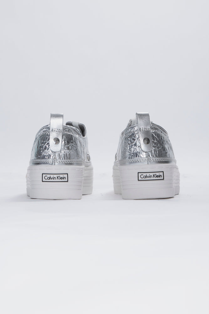Calvin Klein Zolah Trainers - Silver
