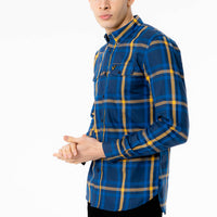 Noel Voi Shirt - Navy Check