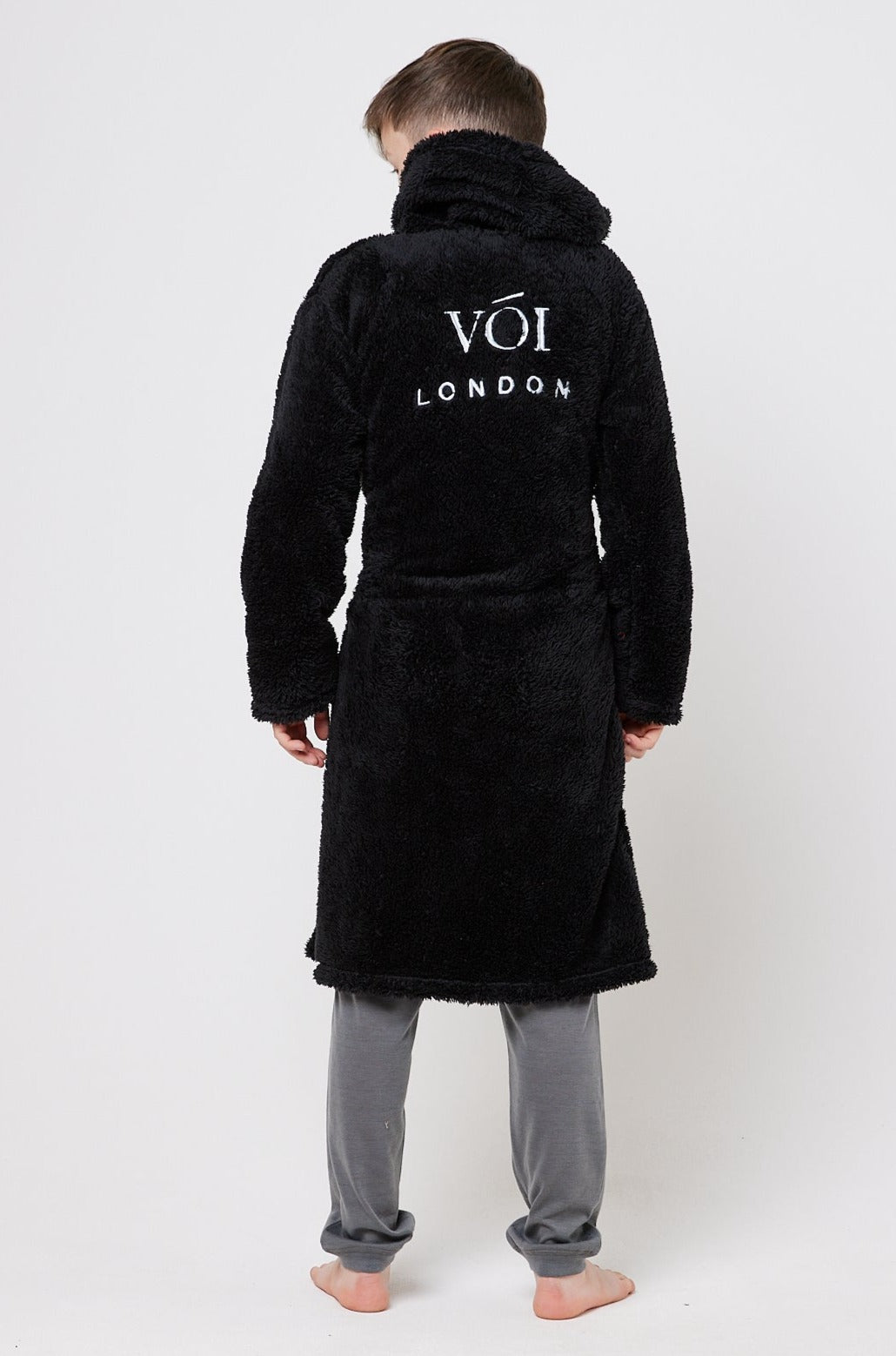 VOI Kid's Dressing Gown - Black