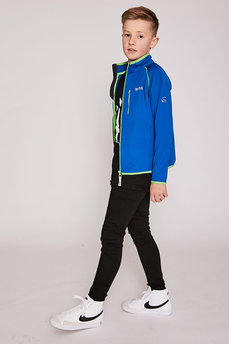 Regatta Limit Kids Extol Softshell Jacket - Oxford Blue