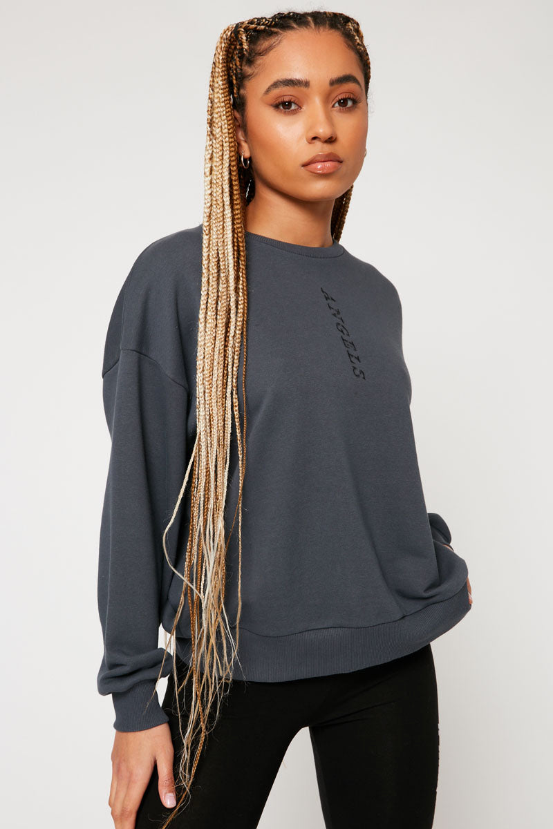 Afterworld Crew Sweatshirt - Charcoal