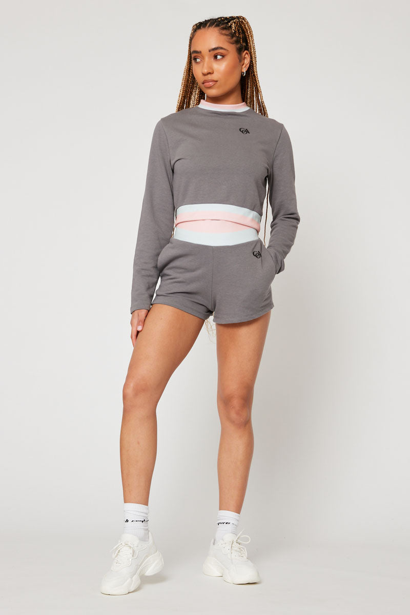 Devine Two Piece Set - Charcoal