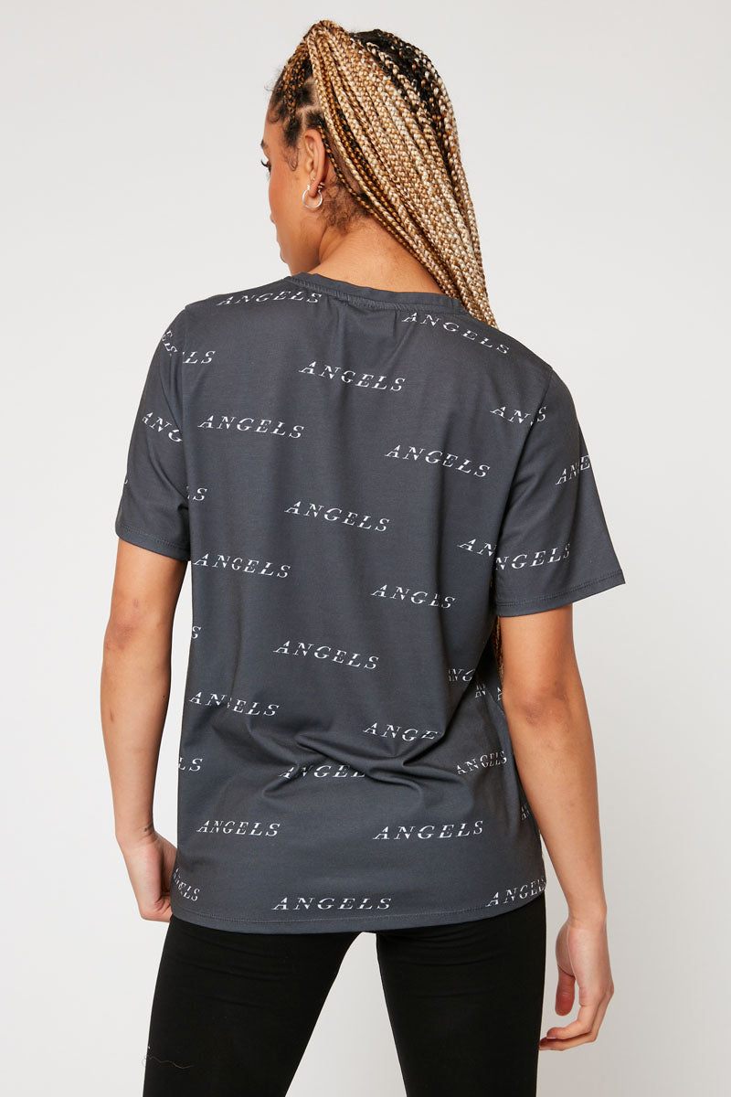 Ethereal Relaxed Fit T-Shirt  - Charcoal