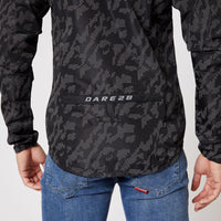 Dare2b Mens Waterproof Reflective Jacket - Black