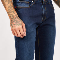 Deluxe Tapered Jeans - Dark Blue