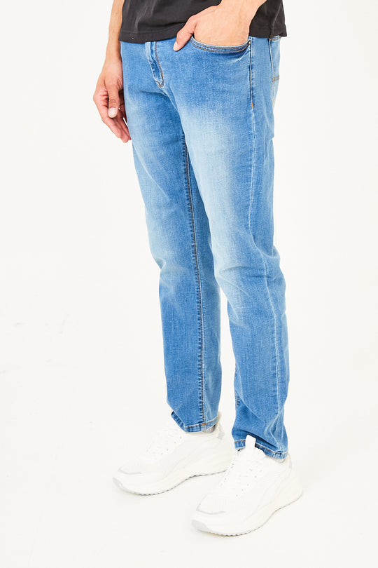 Deluxe Tapered Jeans - Blue